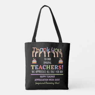 Tote Bag Semaine d'appréciation de l'enseignant