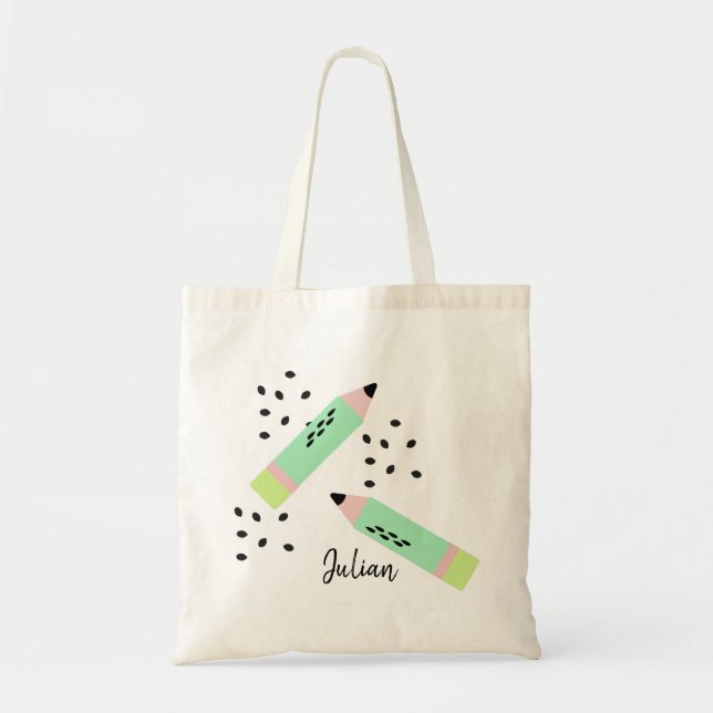 Tote Bag Semences de pastèque Retour à la bibliothèque pour (Devant)