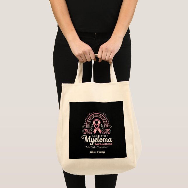 Tote Bag Sensibilisation au myélome multiple Nous combatton (Devant (produit))