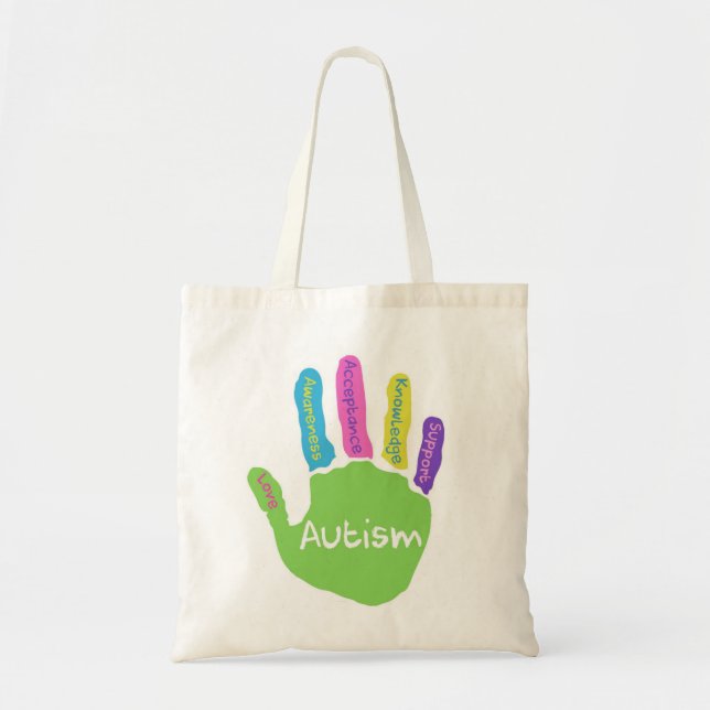 Tote Bag Sensibilisation sur l'autisme Fourre-tout (Devant)