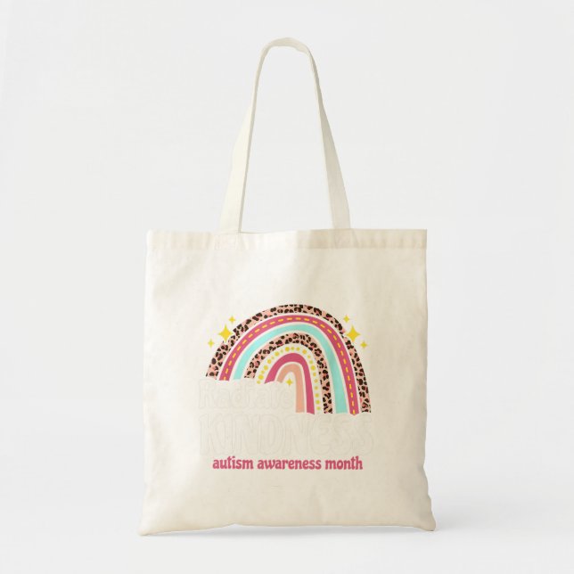 Tote Bag Sensibilisation sur l'autisme spéciale de l'enseig (Devant)