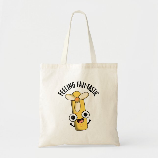 Tote Bag Sentez Fantastic Funny Fan Pun (Devant)
