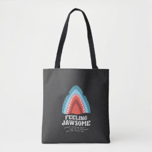 Tote Bag Sentez Jawsome Requin amusant Puns d'été