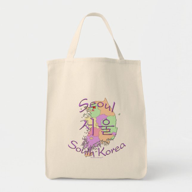 Tote Bag Séoul Corée du Sud (Devant)