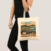 Séoul Corée du Sud Voyage Art Vintage