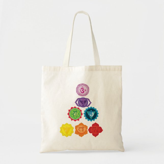 Tote Bag Sept Chakra Budget Fourre-tout (Devant)