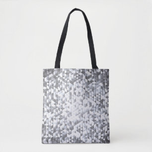 Tote Bag Séquins d'argent : Arrière - plan de mosaïque scin