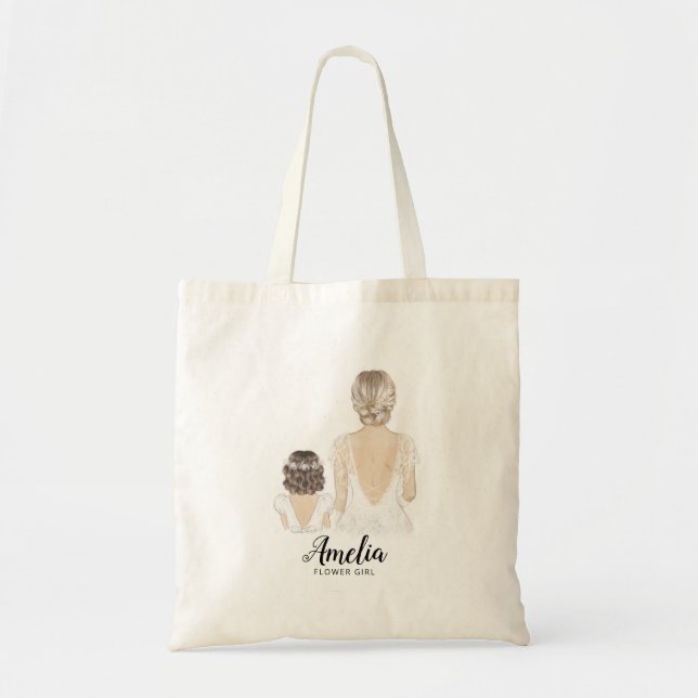 Tote Bag Seras-tu ma proposition de fille de fleurs (Devant)