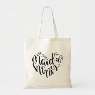 Tote Bag Serez-vous ma servante d'honneur ? Proposition Fou