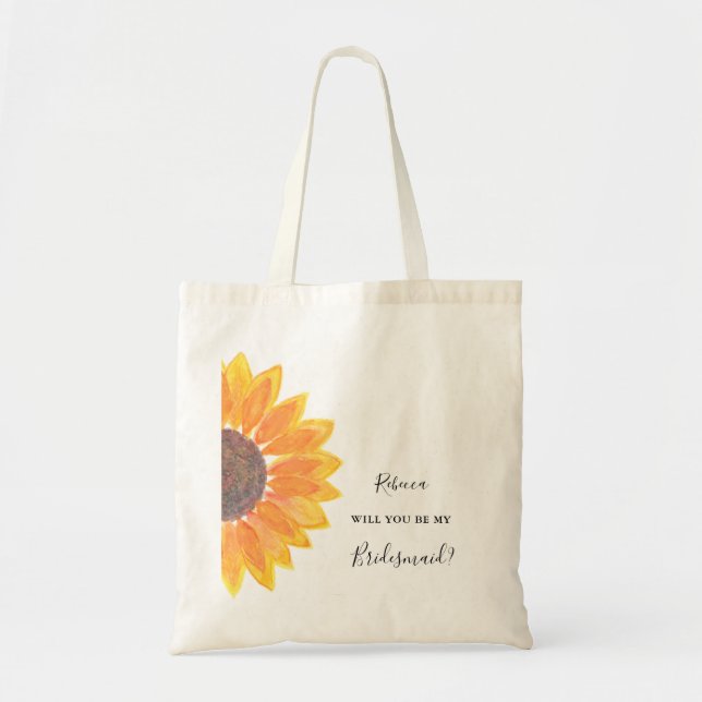 Tote Bag Serez-Vous Mon Invitation De Servante D'Épouse (Devant)