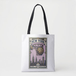 Tote Bag Série Vintage Conception New York