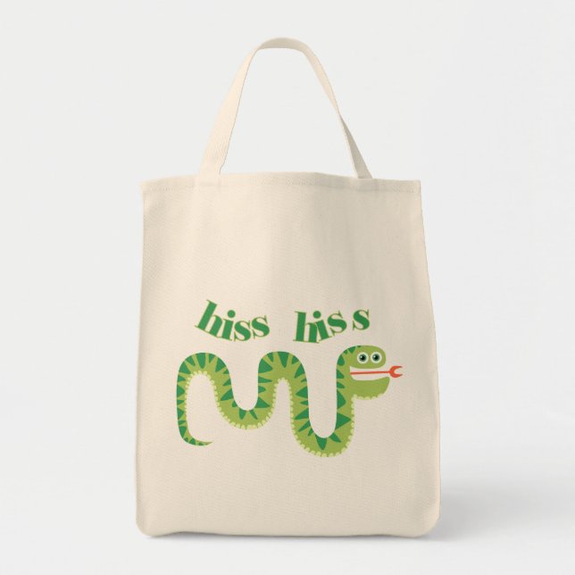 Tote Bag Serpent de sifflement de sifflement (Devant)