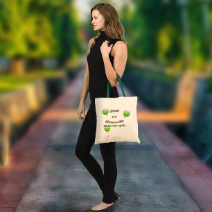 Tote Bag Serrez Vos Shamrocks Jusqu'À Ce Que Les Déversemen