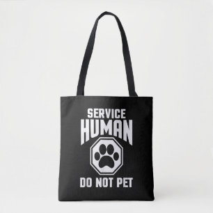 Tote Bag Service Design humain ne pas familier Drôle Citati