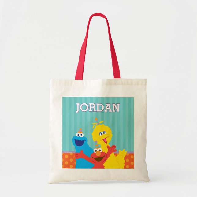 Tote Bag Sesame Pals Birthday Party (Devant)