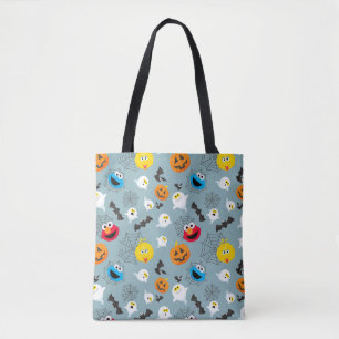 Tote Bag Sesame Street Cute Motif Halloween