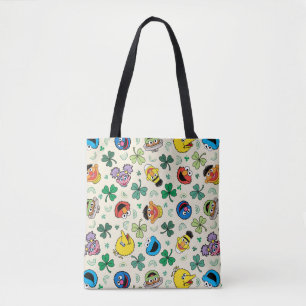 Tote Bag Sesame Street St. Patrick's Day Motif