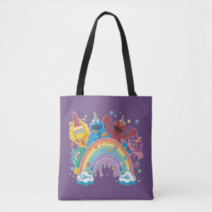 Tote Bag Sesame Street Unicorn Arc-en-ciel