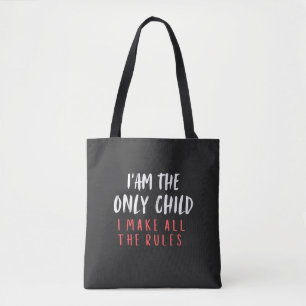 Tote Bag Seul Enfant Humour Familial Drôle