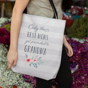 Tote Bag Seules les meilleures mamans sont promues à grand-