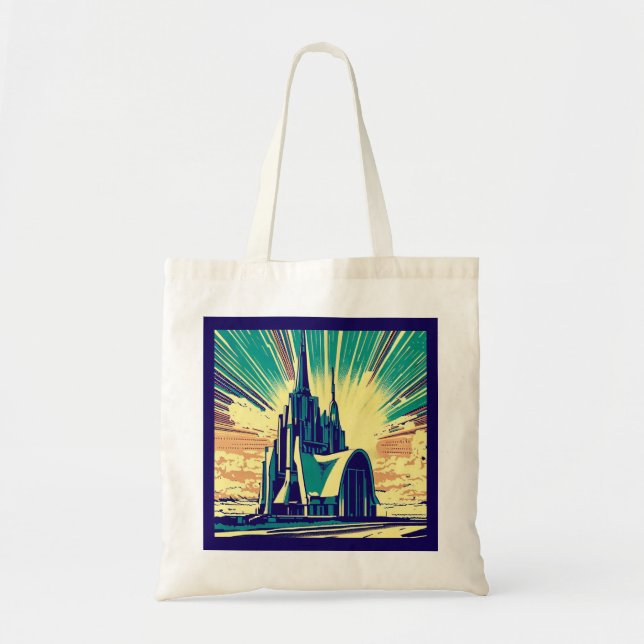 Tote Bag SF Église futuriste 3 (Devant)