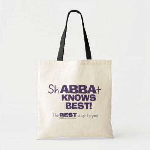 Tote Bag ShABBAt Abba connaît le mieux