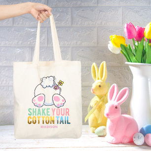Tote Bag Shake Your Cotton Tail Cute Easter Bunny Ajouter u