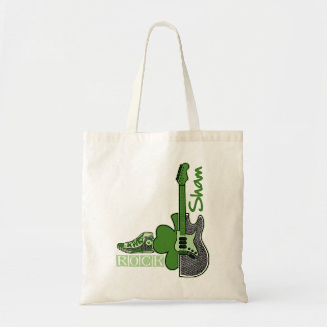 Tote Bag Sham Rock. Thème de musique St. Patrick's Day (Devant)