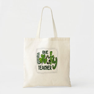 Tote Bag Shamrock One Lucky Teacher St Patrick