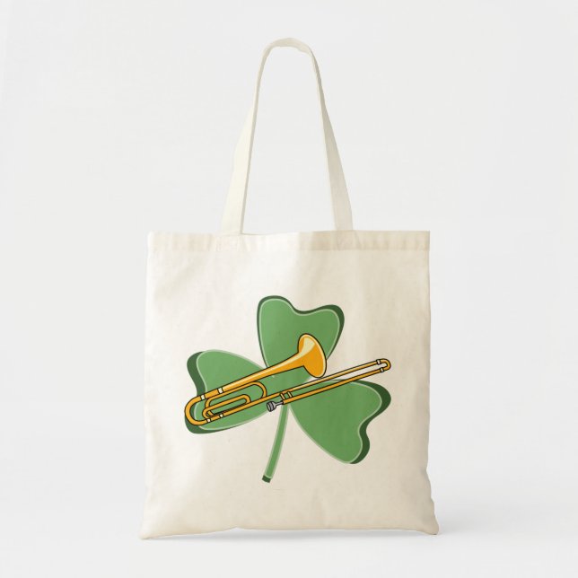Tote Bag Shamrock Trombone (Devant)