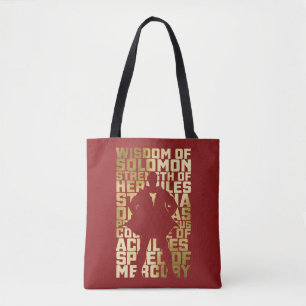 Tote Bag SHAZAM !   Capacités Golden Typography Graphic