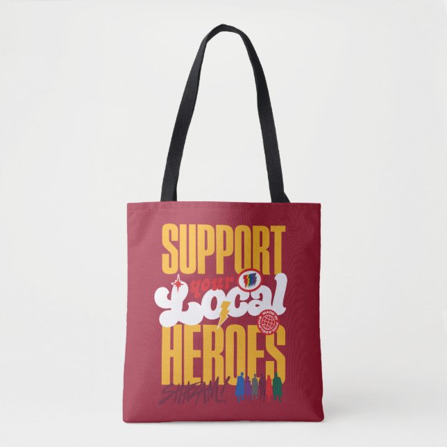 Tote Bag SHAZAM ! Furie des dieux | Soutien aux héros locau (Devant)