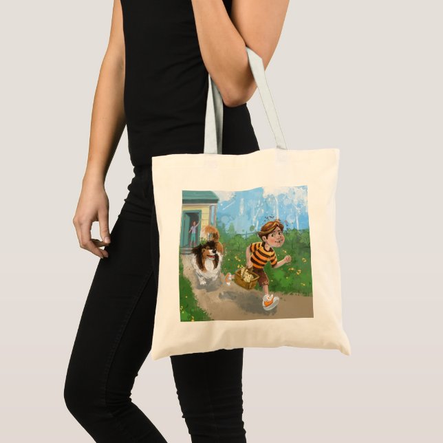 Tote Bag Sheldon et Davie Adventure (Devant (produit))