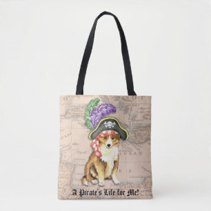 Tote Bag Sheltie Pirate