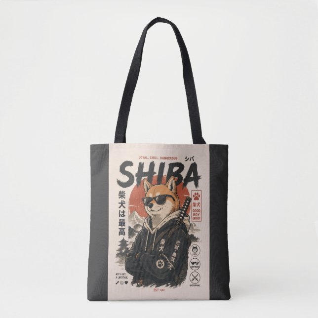 TOTE BAG SHIBA LE PROTECTEUR (Devant)