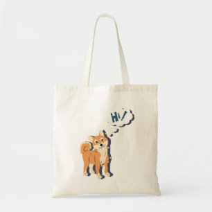Tote Bag Shiba réfléchi Inu