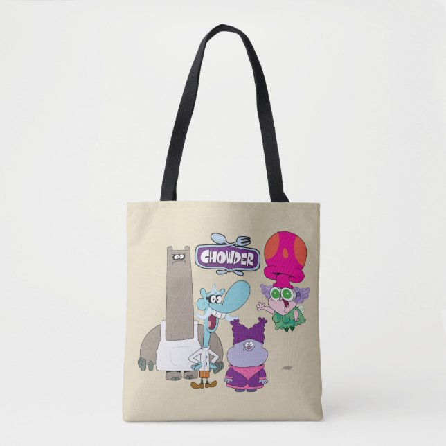 Tote Bag Shnitzel, Mung, Chowder et Truffes (Devant)