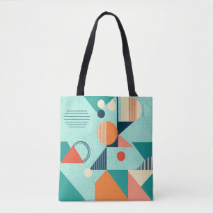 Tote Bag Shopper géométrique moderne Fourre-tout