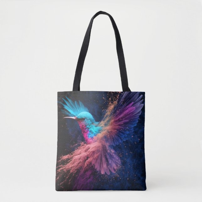 Tote Bag Shopping Bag With Bird (Devant)