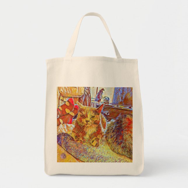 Tote Bag Shopping fourre-tout avec détente à l'esprit - vie (Devant)