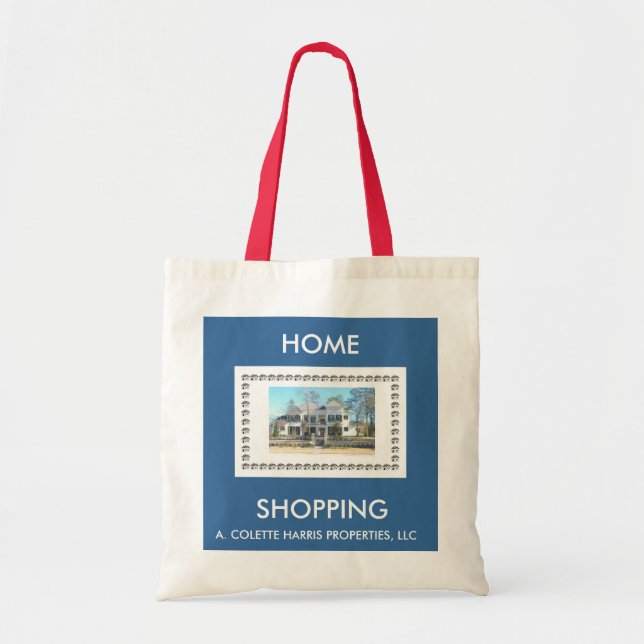 Tote Bag Shopping Fourre-tout- Design 4 (Devant)