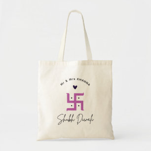 Tote Bag Shubh Diwali personnalisable