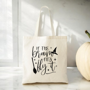 Tote Bag Si le balai convient alors volez-le drôle Hallowee