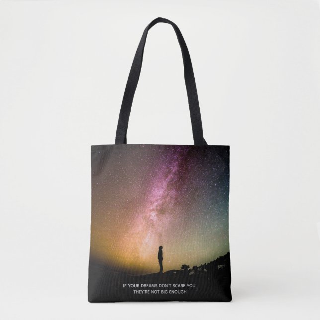 Tote Bag Si tes rêves ne te font pas peur (Devant)
