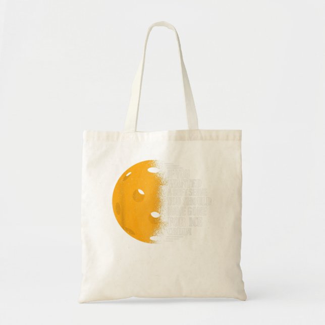 Tote Bag Si Vous Recherché Un Soft Serve - Funny Pickleball (Devant)