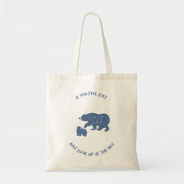 TOTE BAG SI VOUS VOUS SENTEZ PERDU (Devant)
