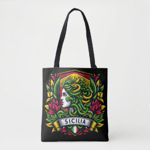 Tote Bag Sicile Sicile Sicile Fourre-tout