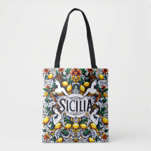 Tote Bag Sicile Sicile Sicile Fourre-tout