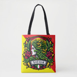 Tote Bag Sicile Sicile Sicile Fourre-tout