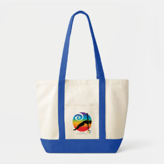 Tote Bag Side Plank Reaching for the Stars